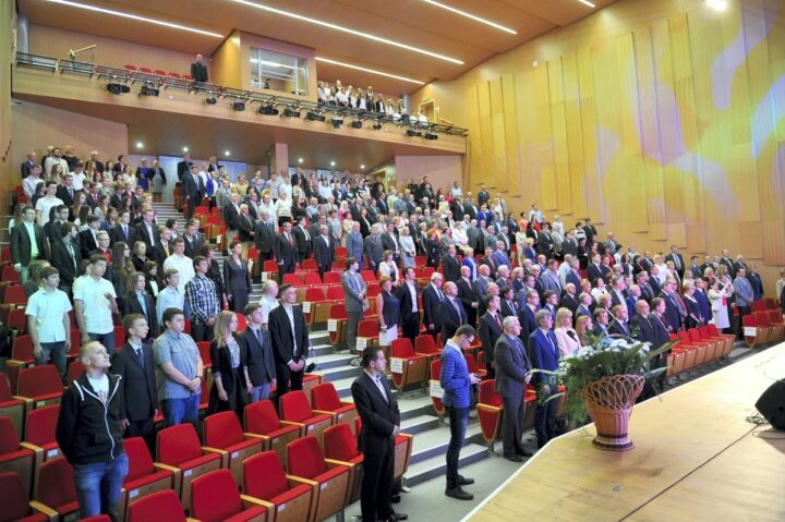 XIII uroczysta sesja Rady Miejskiej w Sosnowcu z okazji XXV-lecia Samorządu Terytorialnego