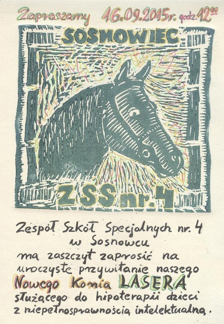 Nowy koń do hipoterapii dla dzieci z Zespołu Szkół Specjalnych w Sosnowcu