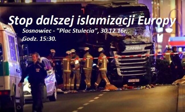 „Stop Dalszej Islamizacji Europy” – manifestacja na Placu Stulecia