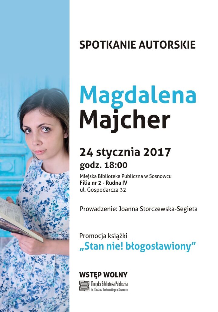 Magdalena Majcher gościem biblioteki